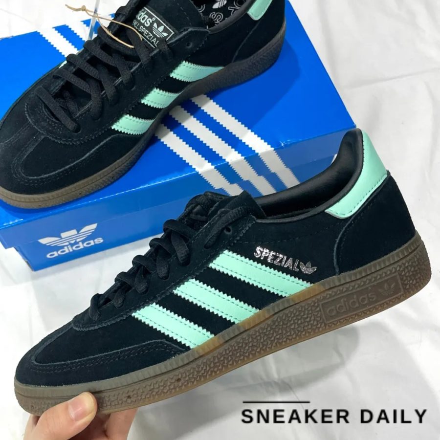 giày adidas handball spezial 'black clear mint' ih7491