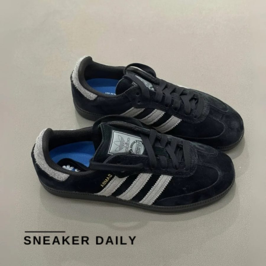 giày adidas samba adv 'core black grey' ih3348