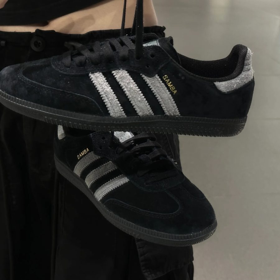 giày adidas samba adv 'core black grey' ih3348