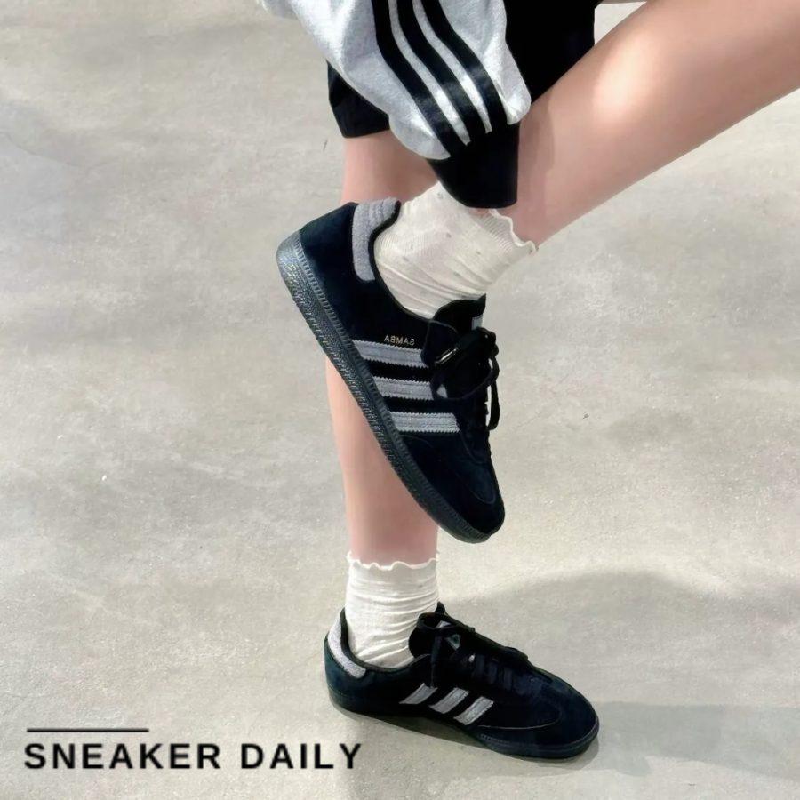 giày adidas samba adv 'core black grey' ih3348