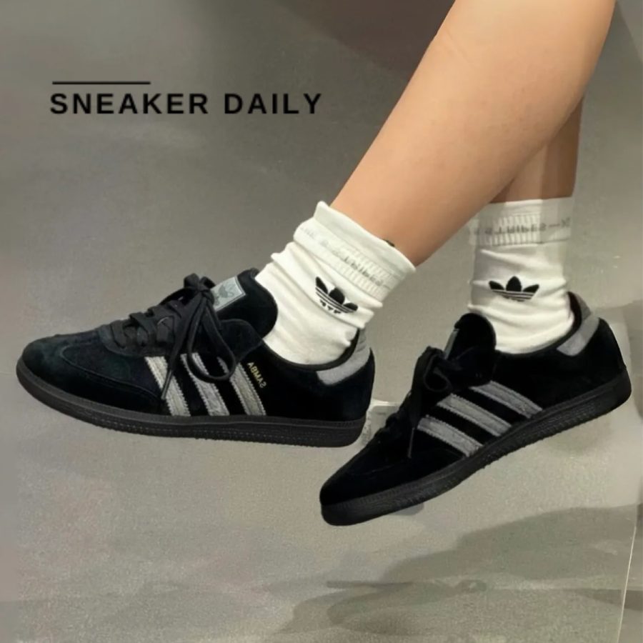 giày adidas samba adv 'core black grey' ih3348