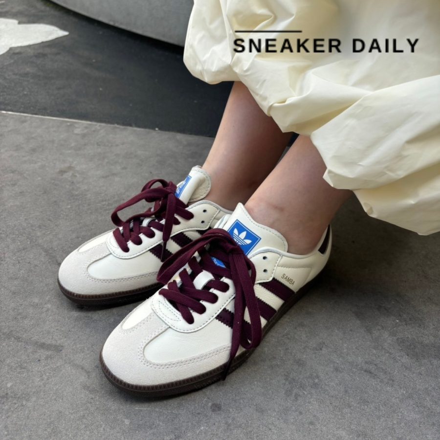 giày adidas samba og 'emmi maroon' jr2659