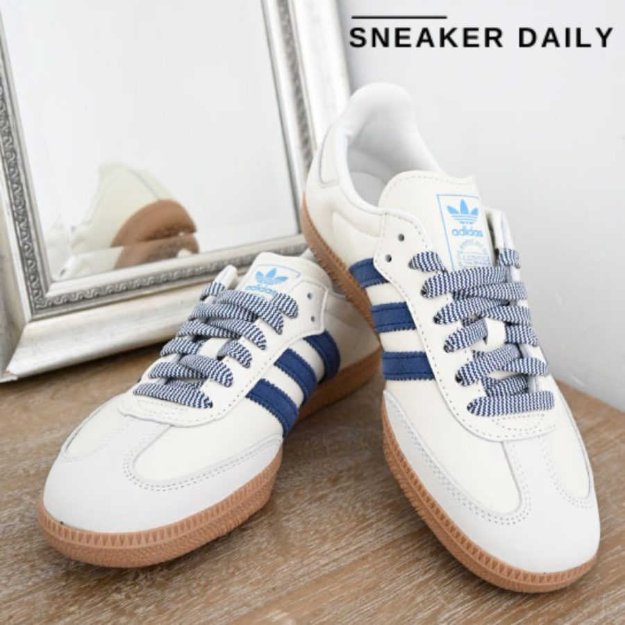 giày adidas samba og 'off white dark blue' ji3907