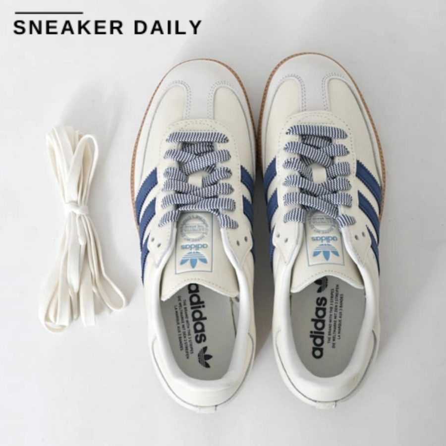 giày adidas samba og 'off white dark blue' ji3907