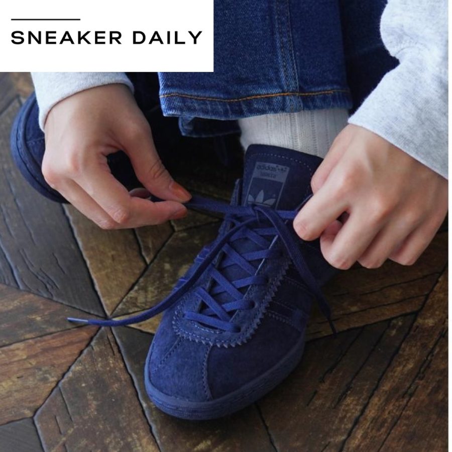 giày adidas tobacco 'night indigo' jr2743
