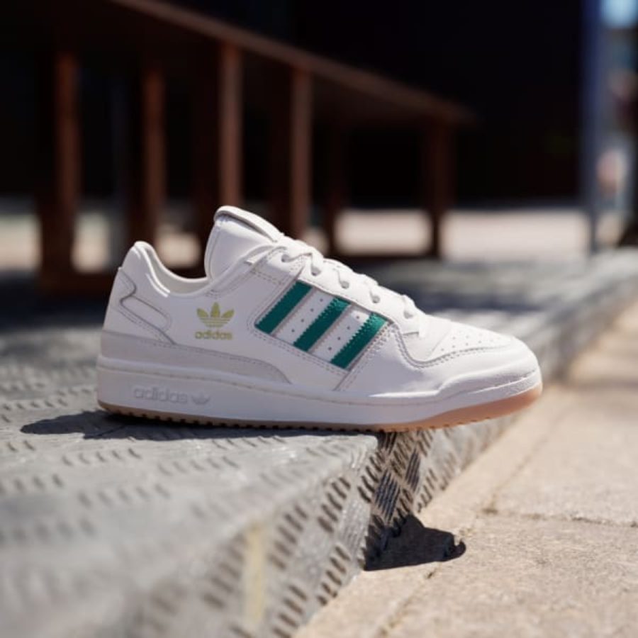 giày adidas originals forum low cl 'active green sandy pink' if7220