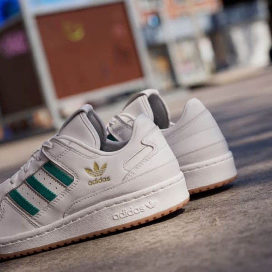 giày adidas originals forum low cl 'active green sandy pink' if7220