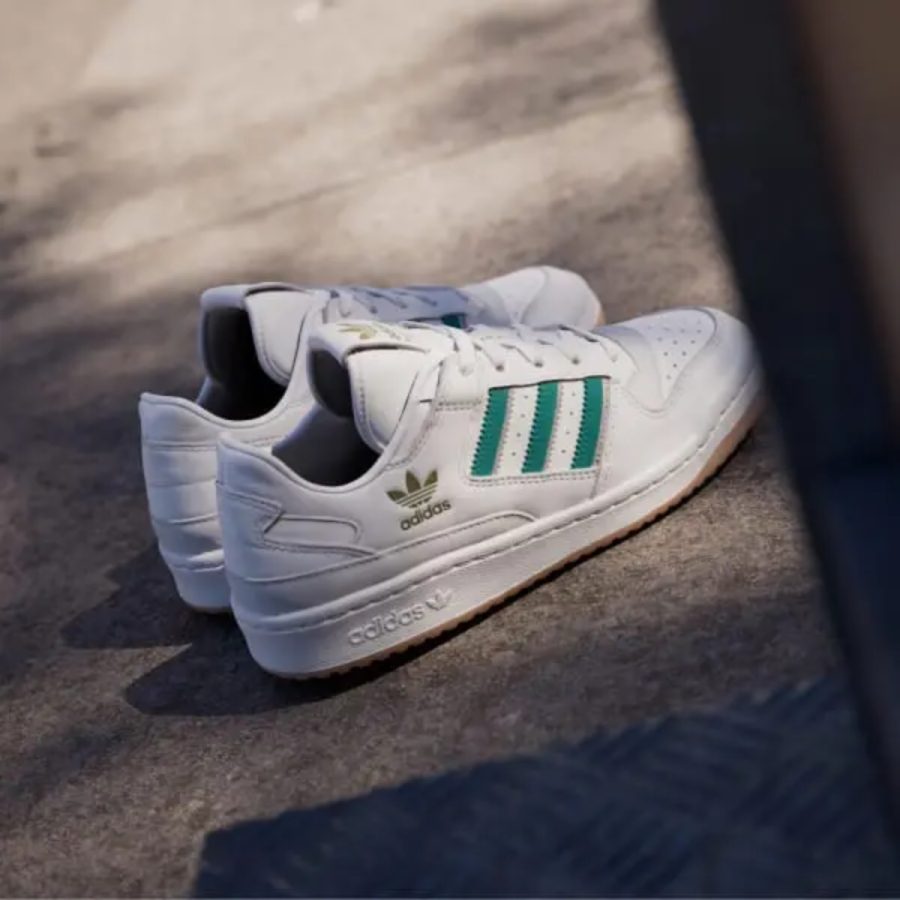 giày adidas originals forum low cl 'active green sandy pink' if7220