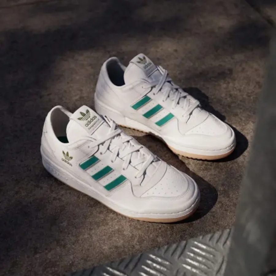 giày adidas originals forum low cl 'active green sandy pink' if7220