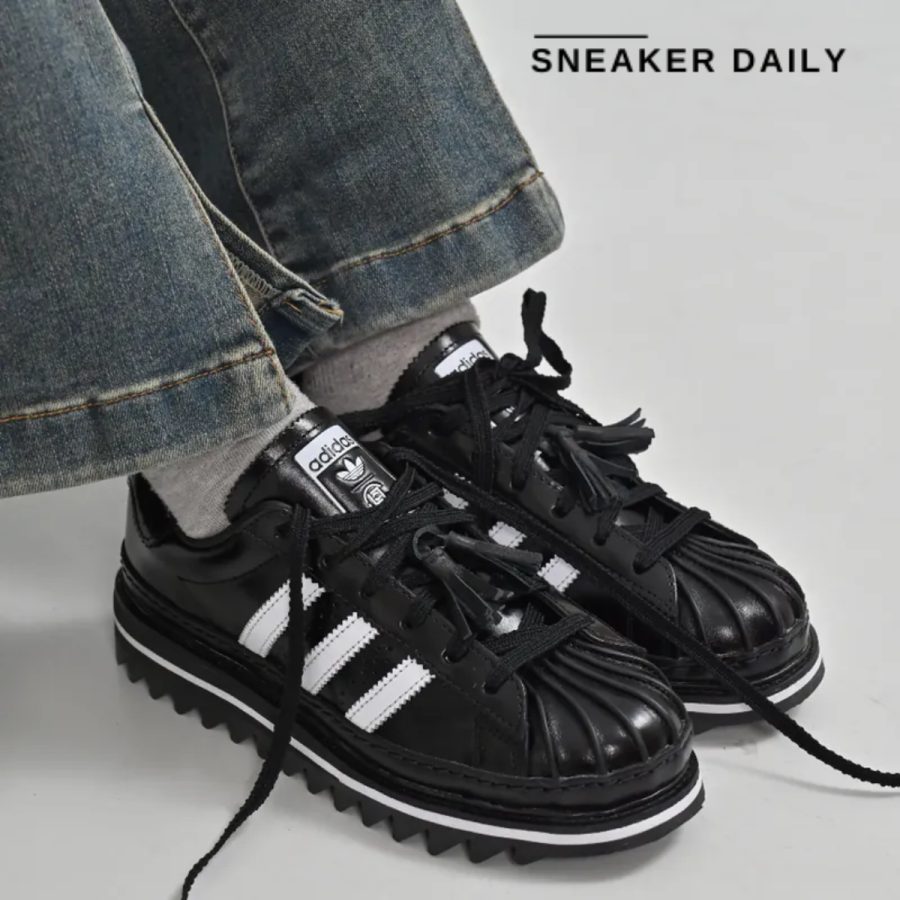 giày adidas x clot superstar by edison chen 'black white' ih5953