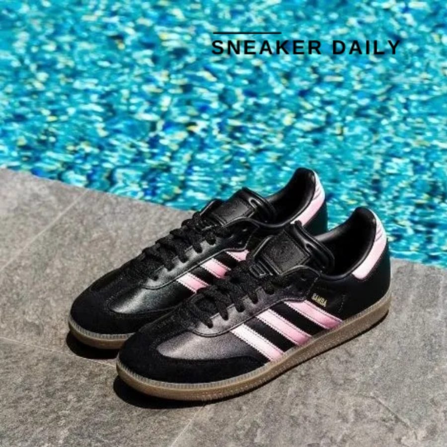 giày adidas x inter miami samba indoor 'black pink' ih8157