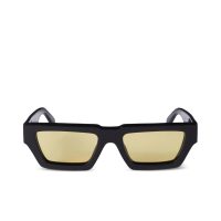 kính off-white manchester sunglasses black/yellow oeri129s24pla0011018