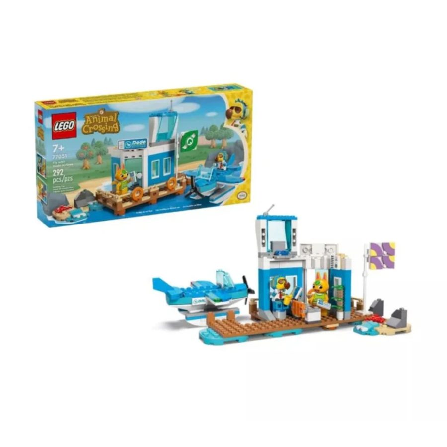 lego animal crossing bay cùng máy bay dodo 77051