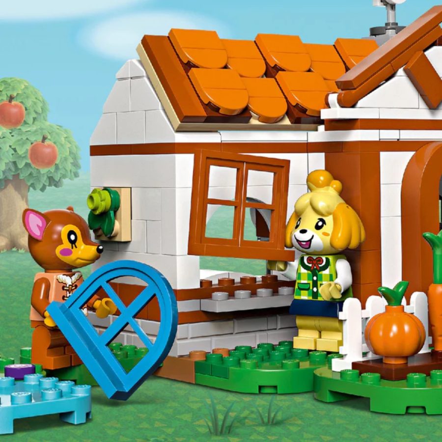 lego animal crossing chuyến thăm nhà của isabelle 77049