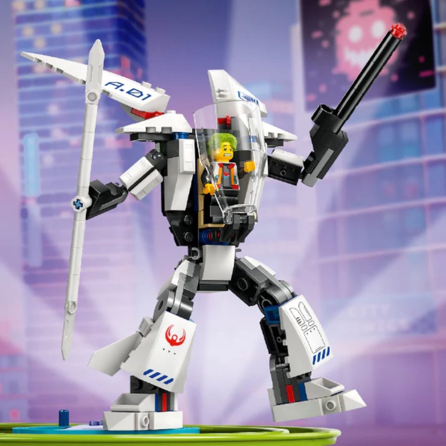 lego city công viên tàu lượn siêu tốc robot world 60421