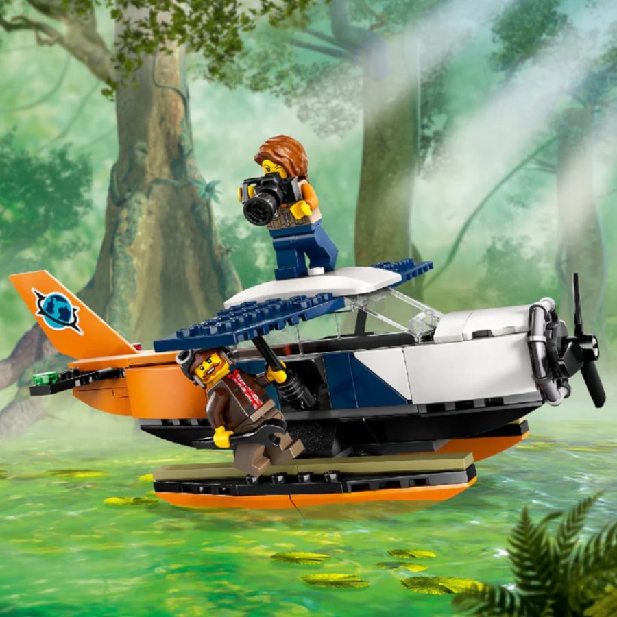 lego city phi cơ khám phá rừng xanh 60425