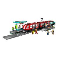 lego city tàu điện & nhà ga thành phố 60423