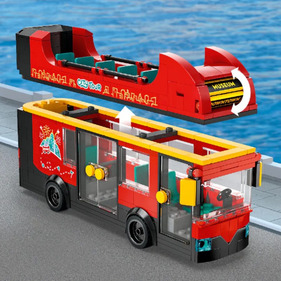 lego city xe buýt hai tầng màu đỏ 60407