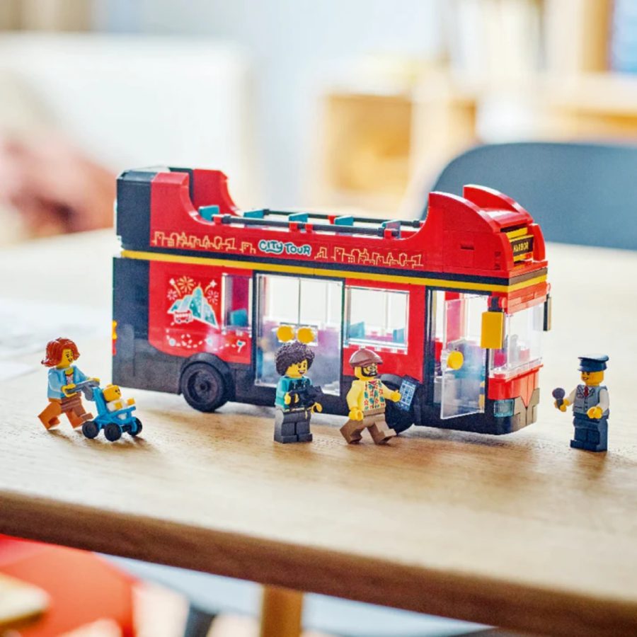 lego city xe buýt hai tầng màu đỏ 60407