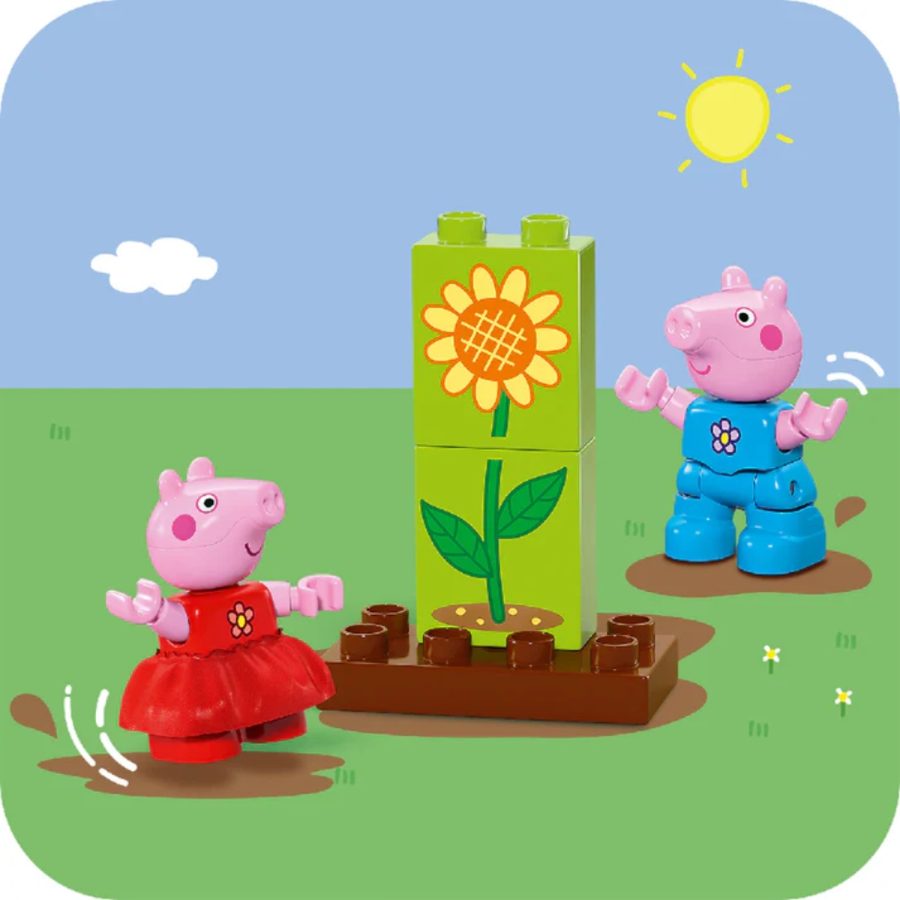 lego duplo khu vườn và nhà cây của peppa pig 10431