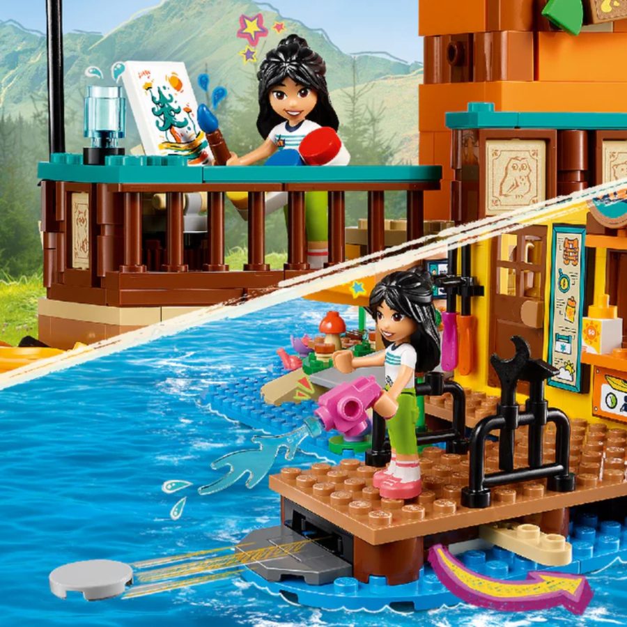 lego friends khu cắm trại môn thể thao nước 42626