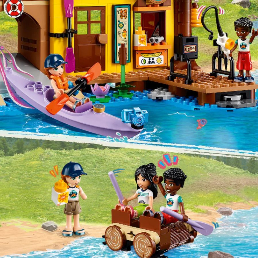 lego friends khu cắm trại môn thể thao nước 42626