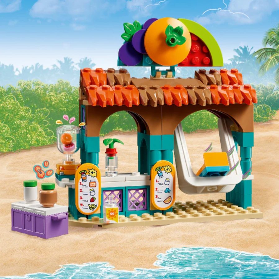 lego friends quầy sinh tố bãi biển 42625