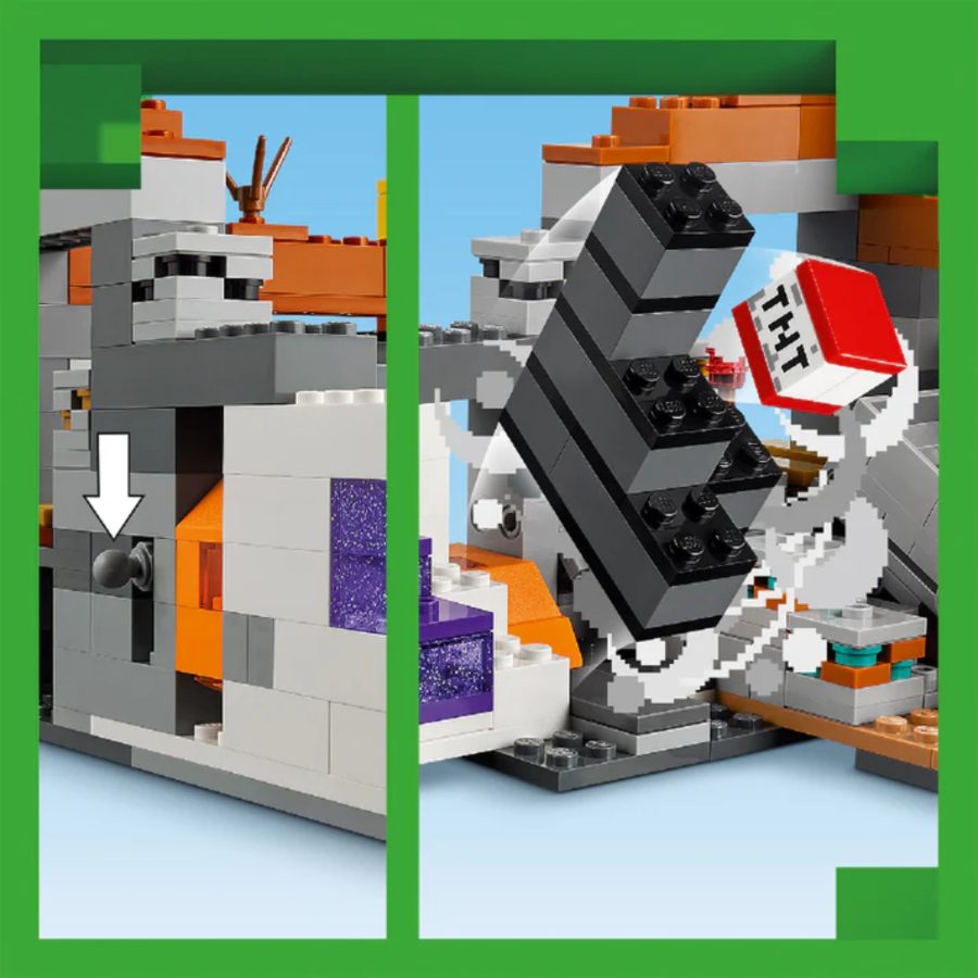 lego minecraft hầm mỏ vùng hoang mạc 21263