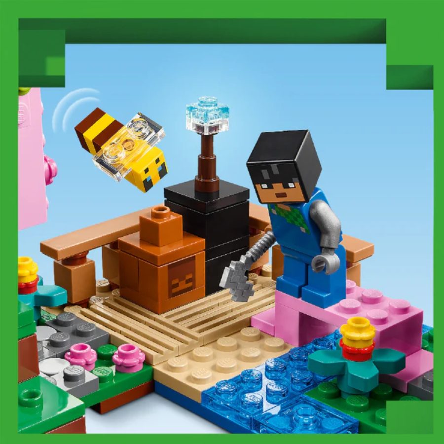 lego minecraft khu vườn hoa anh đào 21260