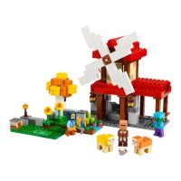 lego minecraft nông trại cối xay gió 21262