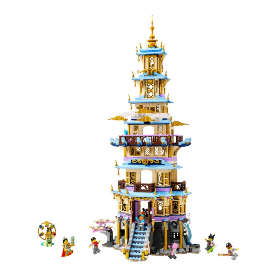 lego monkie kid bảo tháp của li jing 80058