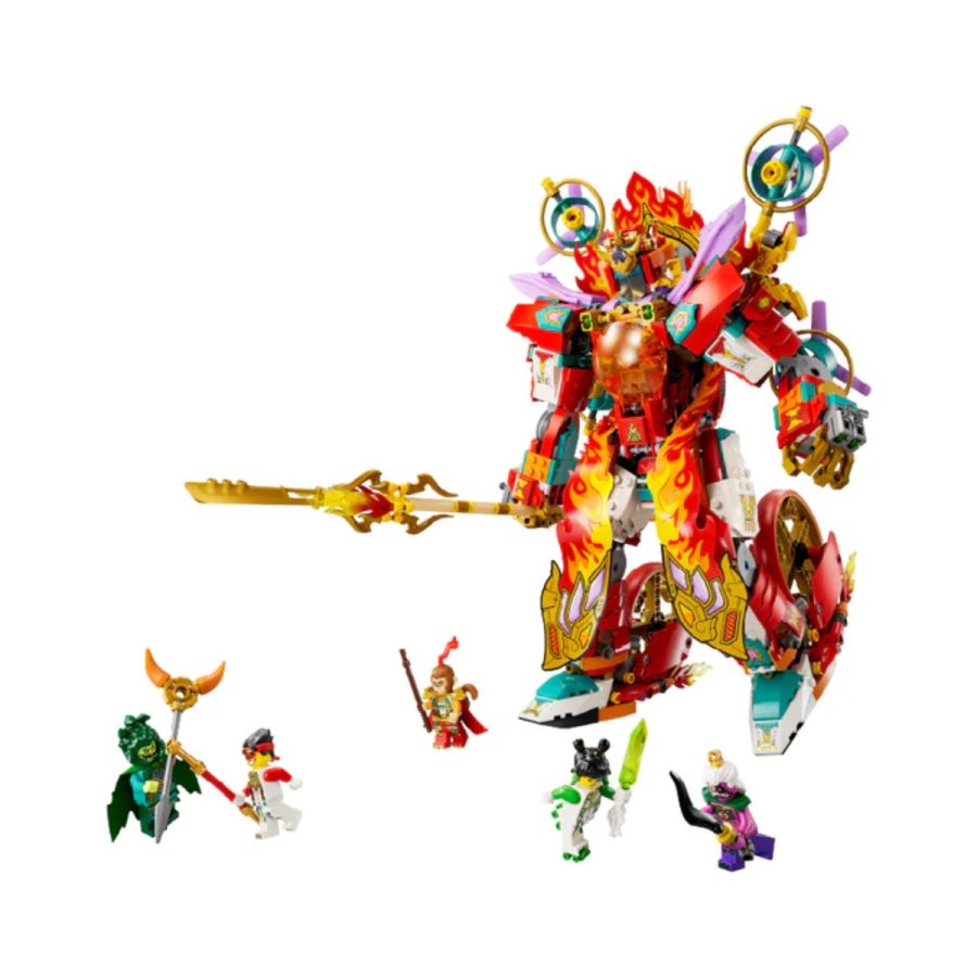 lego monkie kid chiến giáp lửa của nezha 80057