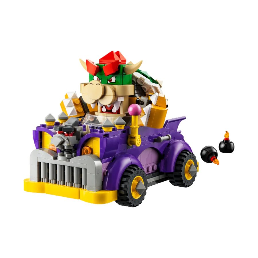 lego super mario chiến xe với động cơ lớn của bowser 71431