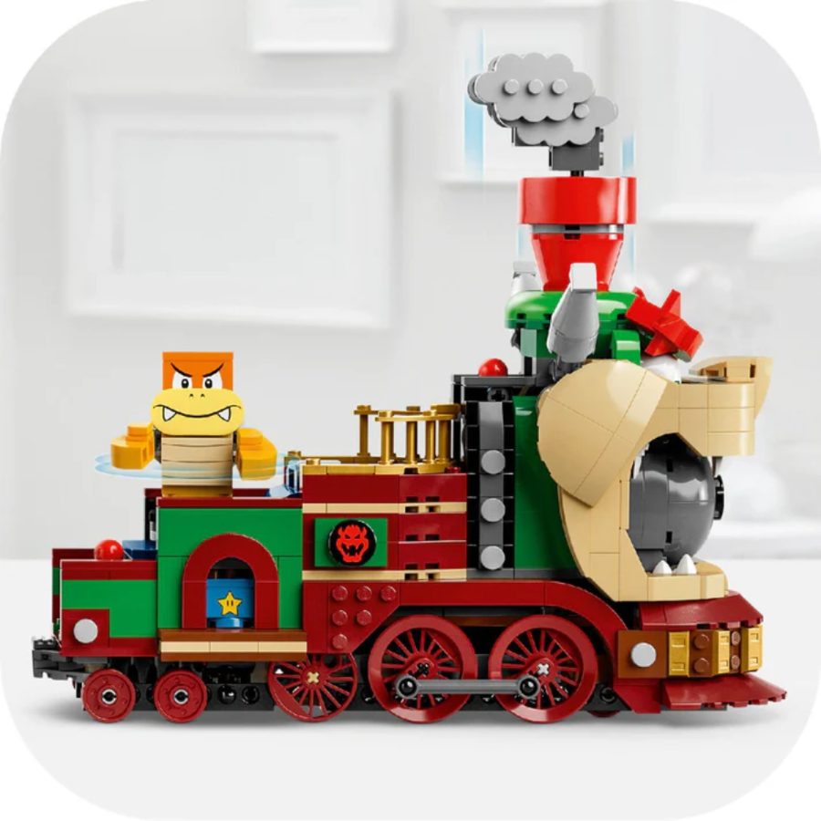 lego super mario tàu lửa bowser siêu tốc 71437