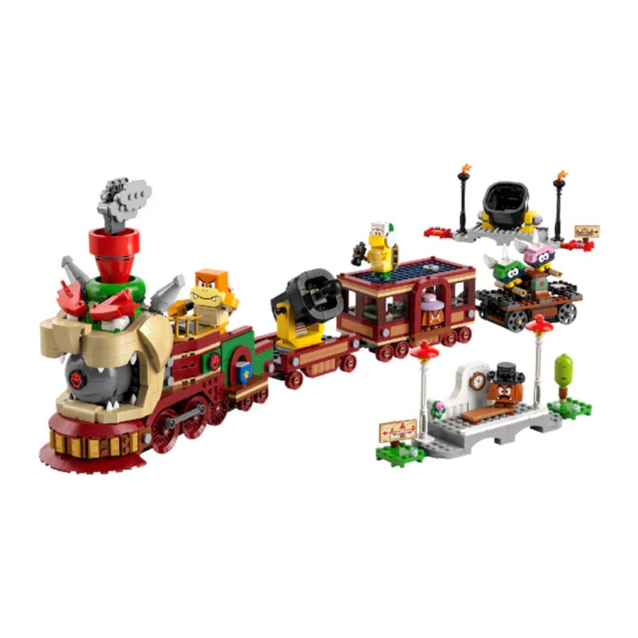 lego super mario tàu lửa bowser siêu tốc 71437