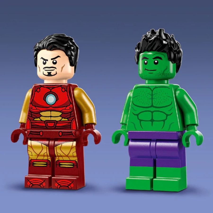 lego superheroes xe máy của iron man và người khổng lồ 76287