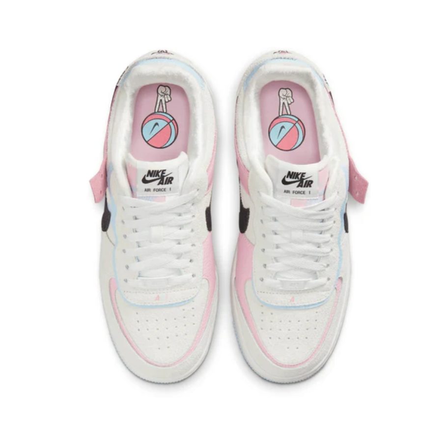 giày nike air force 1 shadow 'hoops pack - medium soft pink' dx3358-100