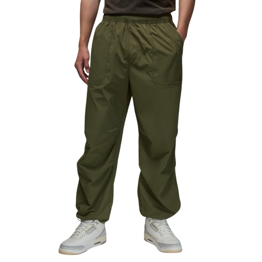 quần jordan essentials men's woven pants 'medium olive' fv7306-222