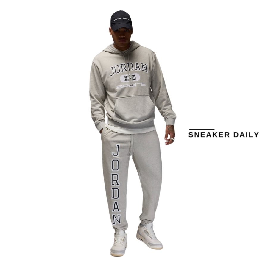 quần jordan sport crossover men's dri-fit fleece trousers fv8628-050