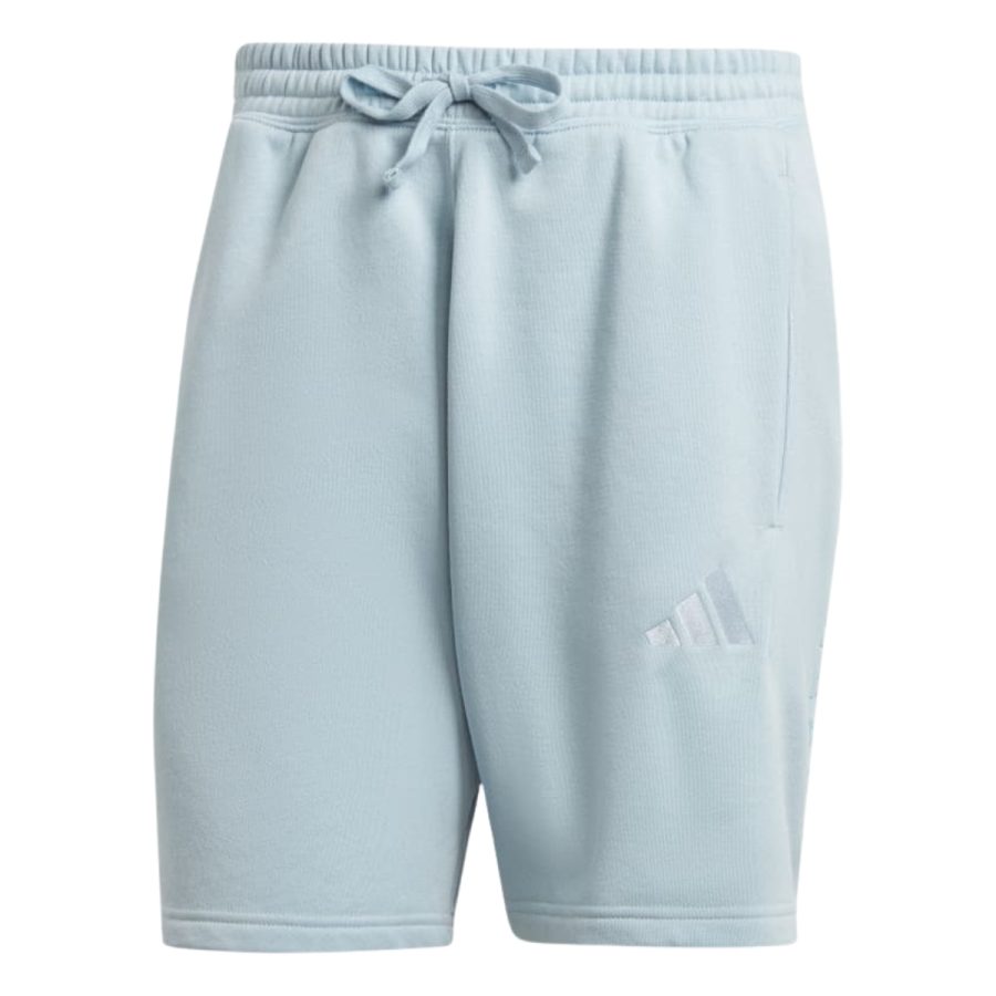 quần adidas all szn fleece graphic shorts - wonder blue iy6603