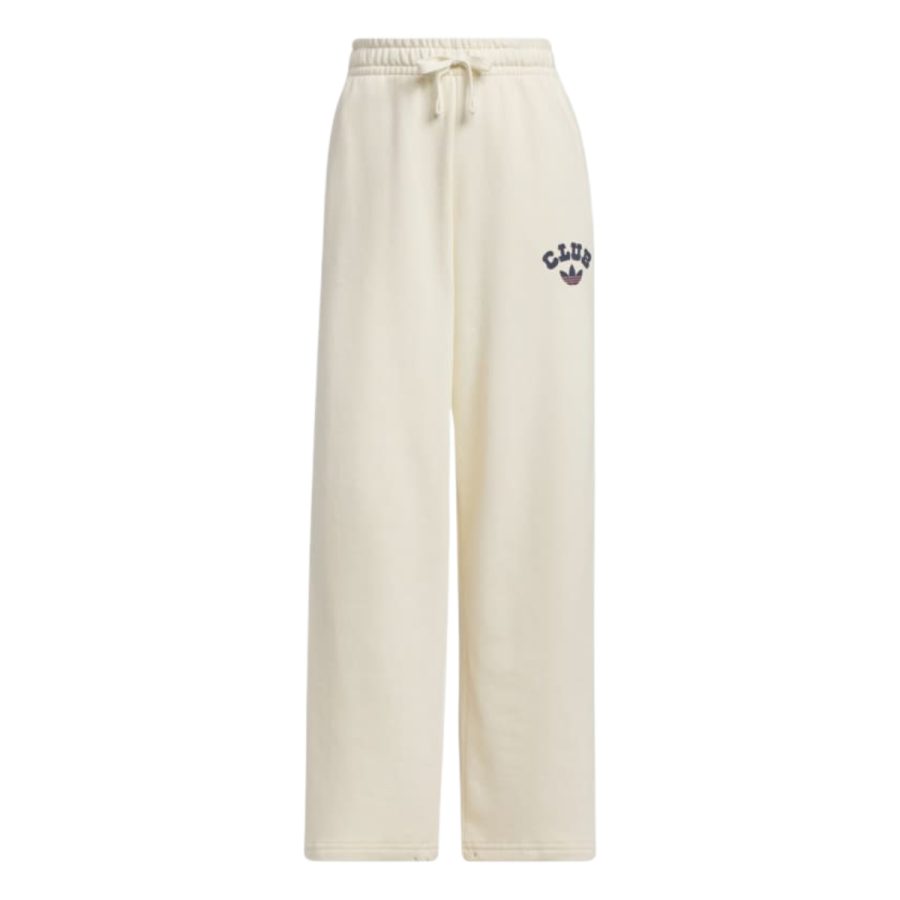 quần adidas collegiate wide leg sweat pants - cream white jd6372