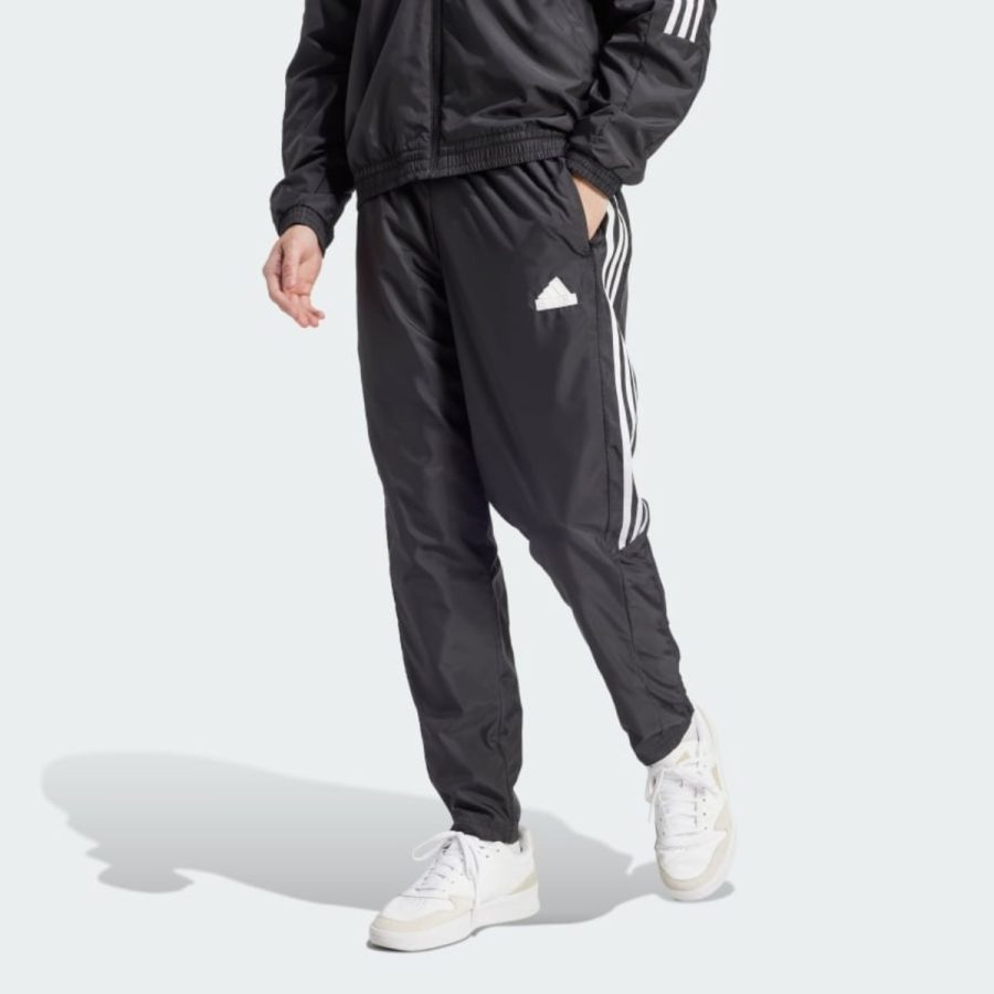 quần adidas house of tiro woven pants - black ix1348