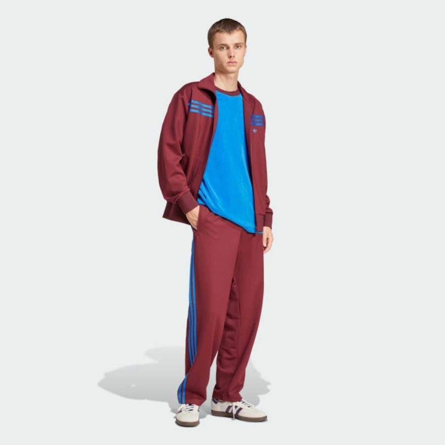 quần adidas originals 70s track pants - shadow red jn5977