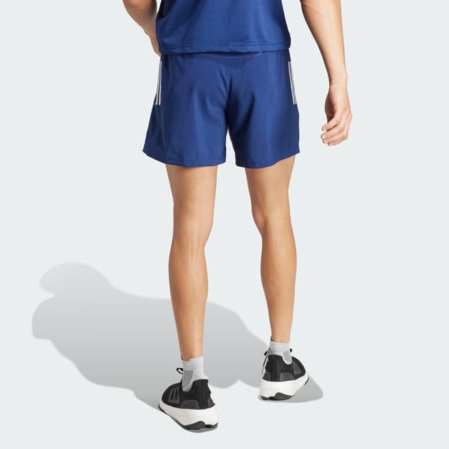 quần adidas own the run shorts - dark blue iy0706