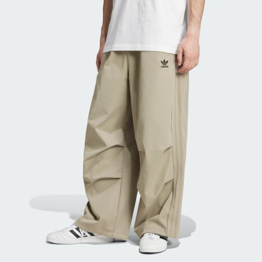 quần adidas parachute pants - silver pebble iz4849