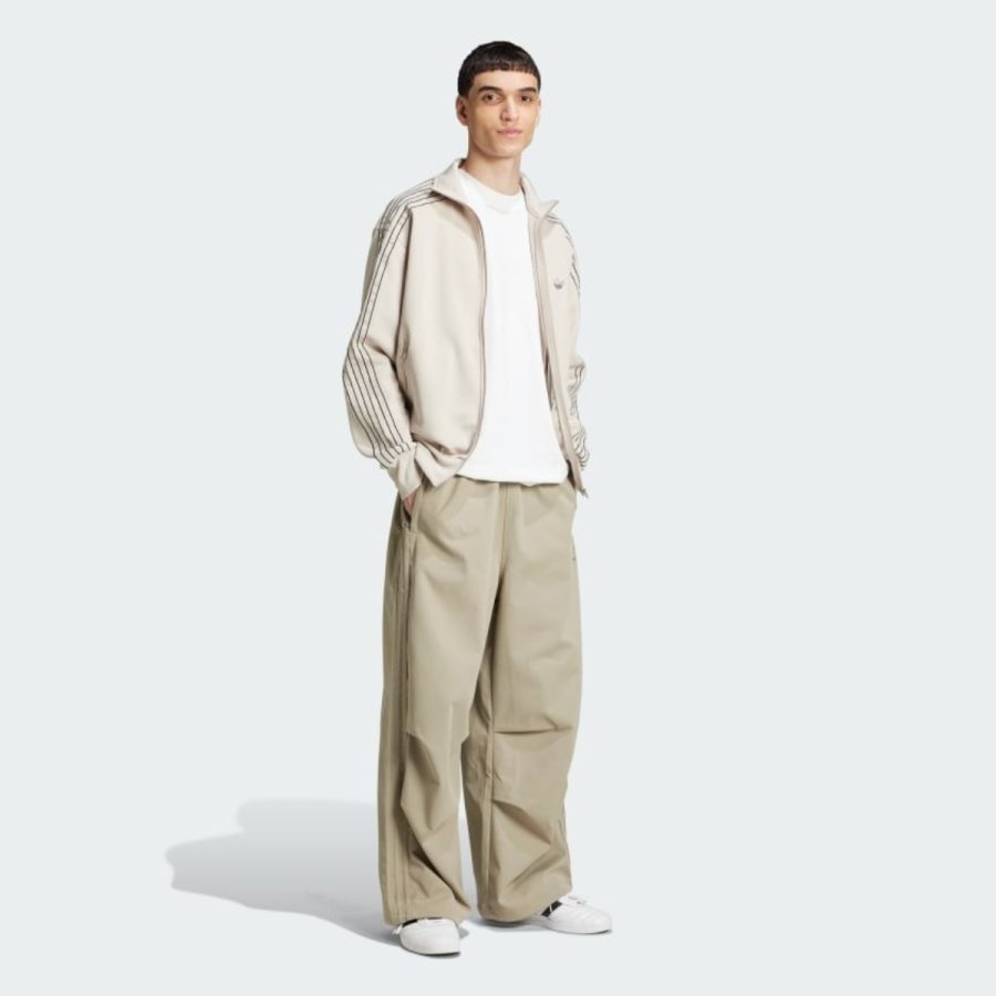 quần adidas parachute pants - silver pebble iz4849