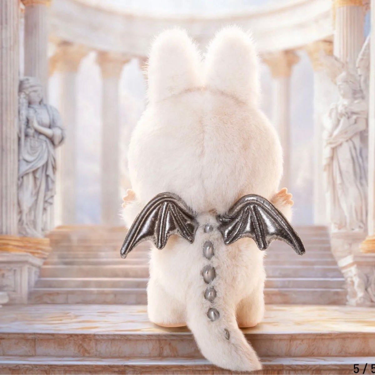 the monsters labubu angel in clouds vinyl face doll 5