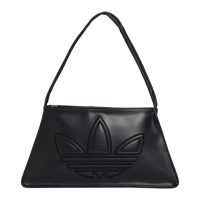 túi adidas polyurethane outline trefoil shoulder bag - black iy4057