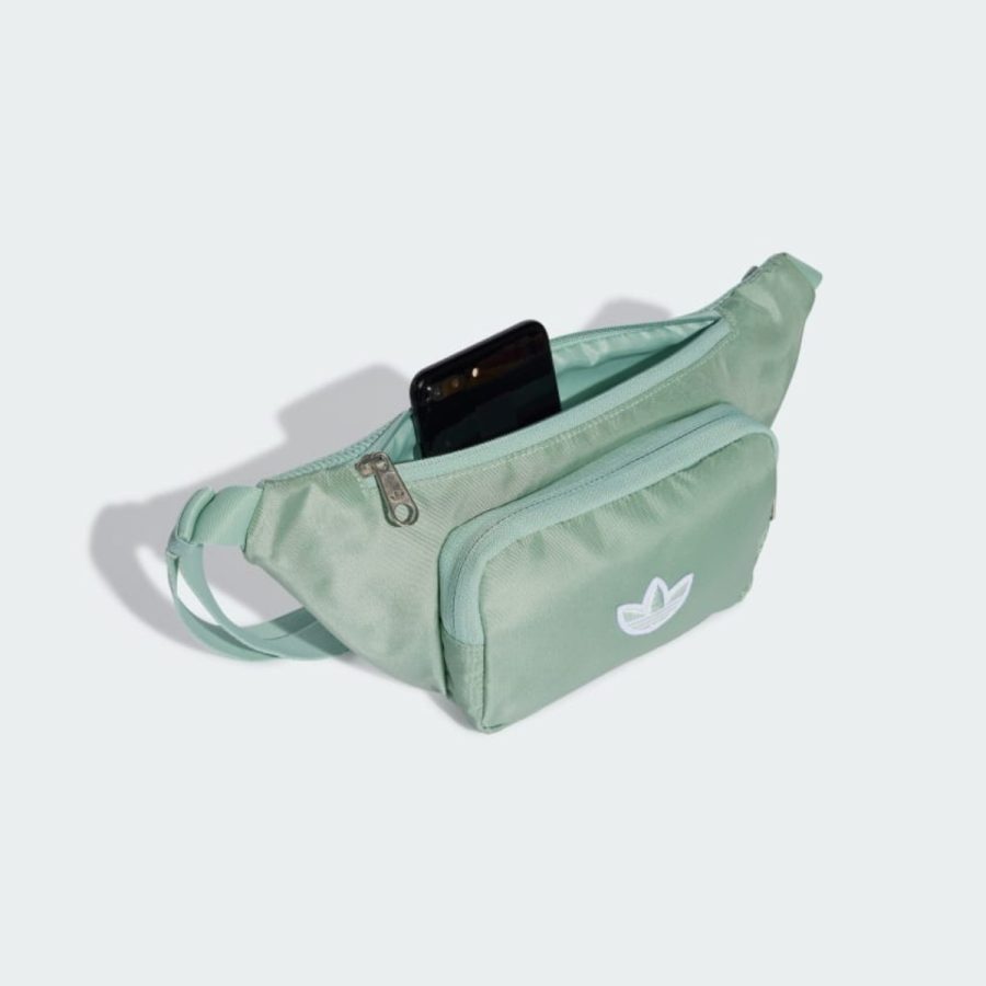 túi adidas premium essentials waist bag - hazy green ix7334