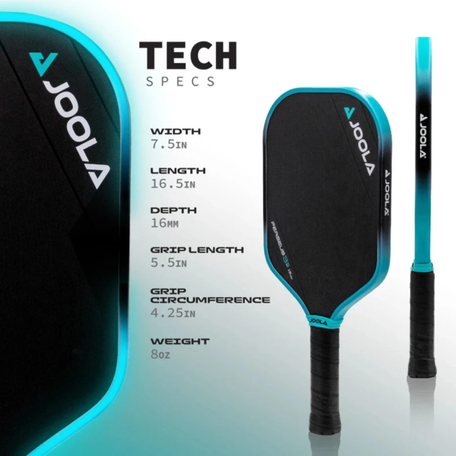 vợt pickleball joola 3s ben johns 16mm upa-a "blue"